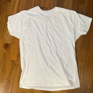 Hanes, comfort soft,  size large white T-shirt
